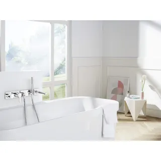Auslauf HANSADESIGNO Style 5116 Ros. soft edge Ausld. 195 mm DN15 chr – Bild 2