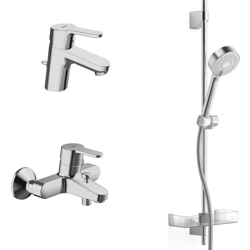 Badezimmer Armaturen Paket HANSAPRIMO 4900 DN15 chr