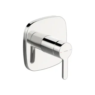 EHM FM-Set f. Brausebatt HANSADESIGNO Style 8110 Ros. soft edge chr