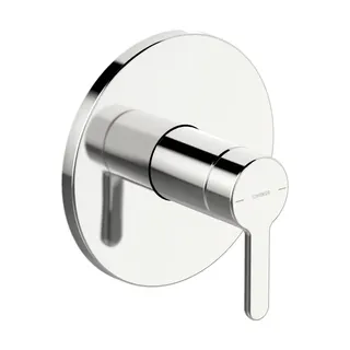 EHM FM-Set f. Brausebatt. HANSADESIGNO Style 8110 Ros. rund chr