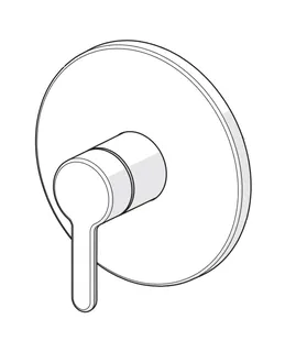 EHM FM-Set f. Brausebatt. HANSADESIGNO Style 8110 Ros. rund chr – Bild 2