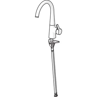 EHM Küchenarm. HANSADESIGNO Style 5101 Ausld. 200 mm DN15 chr – Bild 4