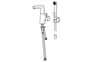EHM Waschtisch-Batt. HANSADESIGNO Style 5134 Ausld. 151 mm DN15 chr – Bild 3