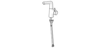 EHM Waschtisch-Batt. HANSADESIGNO Style 5149 Ausld. 150 mm DN15 chr – Bild 3