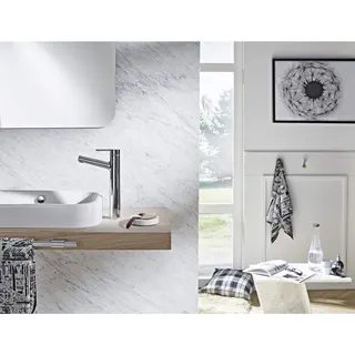 EHM Waschtisch-Batt. HANSADESIGNO Style 5169 Ausld. 150 mm DN15 chr – Bild 2