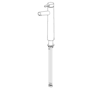 EHM Waschtisch-Batt. HANSADESIGNO Style 5169 Ausld. 150 mm DN15 chr – Bild 4