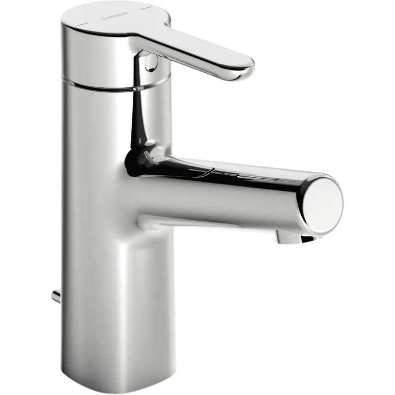 EHM Waschtisch-Batt. HANSADESIGNO Style 5171 Zugst.Ablgarn. Ausld. 119 mm DN15 chr