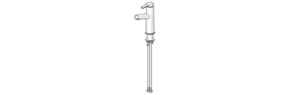 EHM Waschtisch-Batt. HANSADESIGNO Style 5188 Ausld. 128 mm DN15 chr – Bild 3