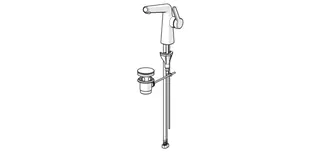 EHM Waschtisch-Batt. HANSADESIGNO Style 5189 Zugst.Ablgarn. Ausld. 130 mm DN15 chr – Bild 3