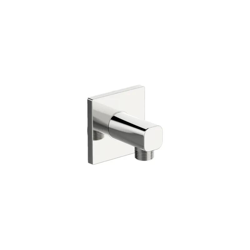 Wandanschlussbogen HANSALIVING 5118 Ros. eckig G1/2 DN15 chr
