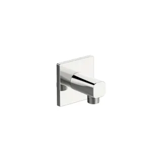 Wandanschlussbogen HANSALIVING 5118 Ros. eckig G1/2 DN15 chr