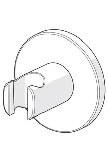 Wandhalter HANSALIVING 4444 Ros. rund chr – Bild 3