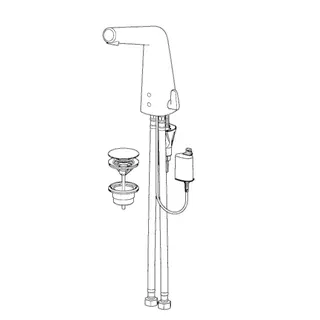 Waschtisch-Batt. HANSADESIGNO Style 5179 6 V Ausld. 138 mm DN15 chr – Bild 3