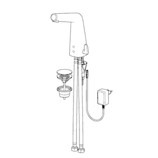 Waschtisch-Batt. HANSADESIGNO Style 5179 9/12 V Ausld. 138 mm DN15 chr – Bild 3