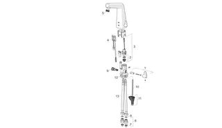 Waschtisch-Batt. HANSADESIGNO Style 5179 9/12 V Ausld. 138 mm DN15 chr – Bild 5