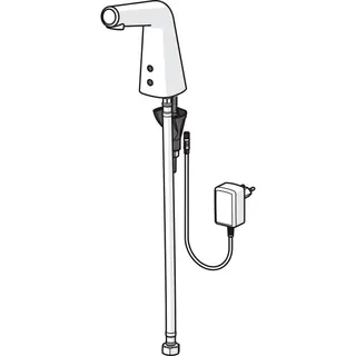 Waschtisch-Batt. HANSADESIGNO Style 5193 230/9 V Ausld. 100 mm DN15 chr – Bild 3