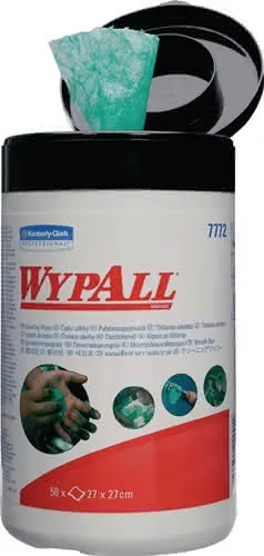 Handreinigungstuch WYPALL 7772 o.Eins.v. Wasser 50 St.1 Dose Kimberly Clark