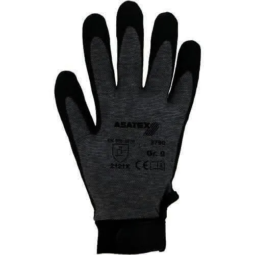 Handschuhe Gr.11 grau EN 388 PSA II Baum wolle/Elastan ASATEX