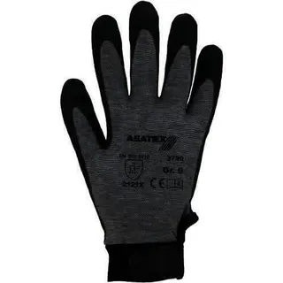Handschuhe Gr.11 grau EN 388 PSA II Baum wolle/Elastan ASATEX