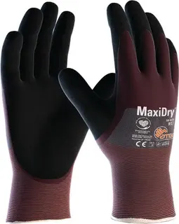 Handschuhe MaxiDry® 56-425 Gr.9 violett/ schwarz EN 388 PSA II ATG