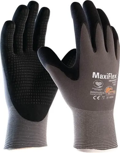 Handschuhe MaxiFlex Endurance 34-844 Gr.9 grau/schwarz Nyl.m.Nitril EN388