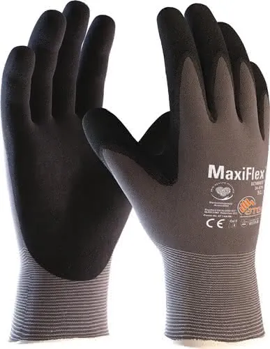 Handschuhe MaxiFlex® Ultimate™ 34-874 Gr .8 grau/schwarz Nyl.m.Nitrilmikroschaum