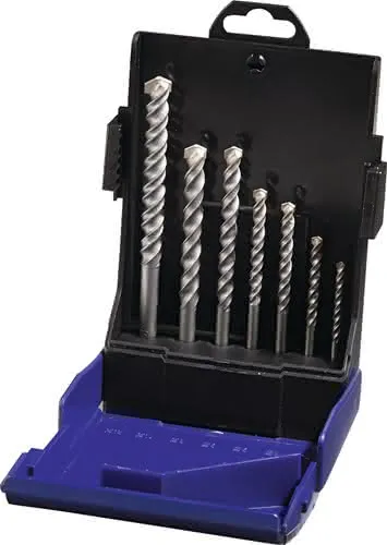 Hartmetallschlagbohrersatz 7-tlg.4/75,5/85,8/120,10/120,12/150,2x6/