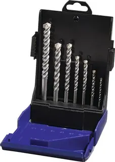 Hartmetallschlagbohrersatz 7-tlg.4/75,5/85,8/120,10/120,12/150,2x6/