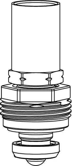 Heimeier Ersatz-Oberteil RTL mit 25mm Messinghülse ab Bj.2012, 1305-02.300