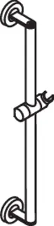 HEWI Brausehalterstange, d:25, L:600, chrom – Bild 4