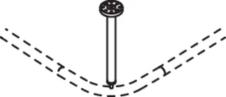 HEWI Deckenabhängung, d:25, A=300mm, chrom – Bild 4