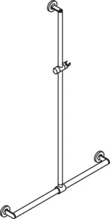 HEWI DUHA, d:25/30, A1:1250. W1:765 chrom – Bild 4