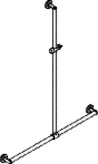 HEWI DUHA, d:25/30, A1:1250. W1:965 chrom – Bild 3