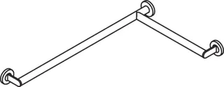 HEWI DUHA, d:30, rechts, W1:765, W2:475, chrom – Bild 4