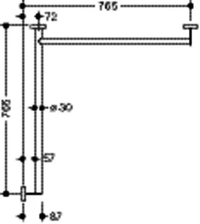 HEWI DUHA, d:30, rechts, W1/W2:765, chrom – Bild 5