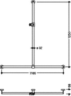 HEWI DUHA, d:32, A1:1250. W1:1184, schliff, Br.H.Kst. signalweiß – Bild 5