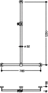 HEWI DUHA, d:32, A1:1250. W1:765, schliff, Br.H.Kst. signalweiß – Bild 5