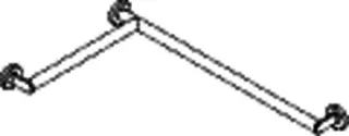 HEWI DUHA, d:32, links, W1:765, W2:475, chrom – Bild 3
