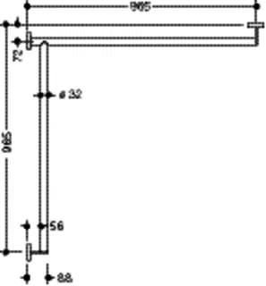 HEWI DUHA, d:32, links, W1/W2:965, chrom – Bild 5