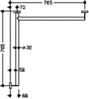 HEWI DUHA, d:32, rechts, W1/W2:765, schliff – Bild 5