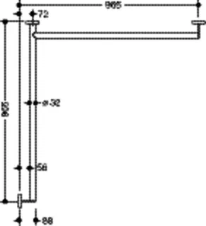 HEWI DUHA, d:32, rechts, W1/W2:965, chrom – Bild 5