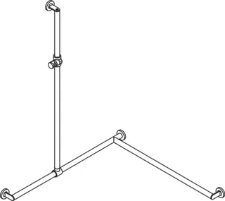 HEWI DUHA, d:32,re, A1:1250, W1/W2:965, chr, Br.H.Kst. signalweiß – Bild 4