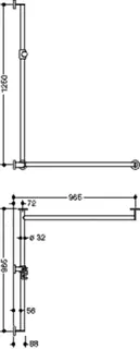 HEWI DUHA, d:32,re, A1:1250, W1/W2:965, chr, Br.H.Kst. signalweiß – Bild 5