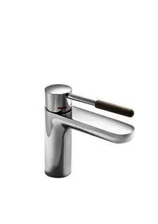 HEWI Einhebel-Waschtischmischer, mit farbigem Griffelement umbra – Bild 2