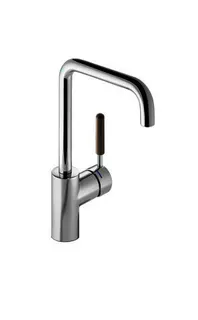 HEWI Einhebel-WTM, Rundrohr, mit farbigem Griffelement umbra – Bild 2