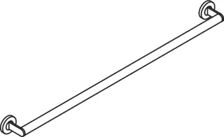HEWI Haltegriff, d:30, L:1000mm, chrom – Bild 4