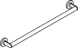 HEWI Haltegriff, d:30, L:700mm, chrom – Bild 4