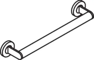 HEWI Haltegriff, d:32, L:400mm, schliff – Bild 4