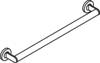HEWI Haltegriff, d:32, L:600mm, chrom – Bild 4