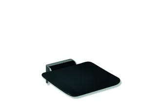 HEWI Klappsitz, 350x415mm, schliff, Sitzf. Kst. anthrazitgrau